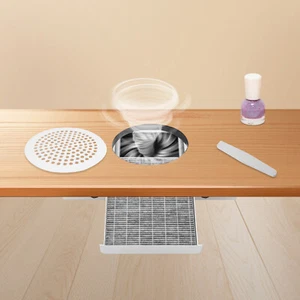 100W Professional Invisible Electric Nail Dust Collector Tool with 4 turbo Fans - Picture 1 of 21