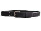 Pepe Jeans Men's real leather belt, black or brown, 95 cm waist