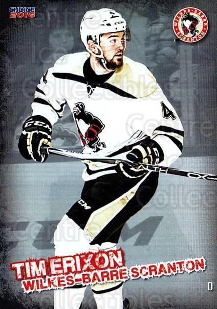 2015-16 Wilkes-Barre Scranton Penguins #4 Tim Erixon - Image 1 of 1