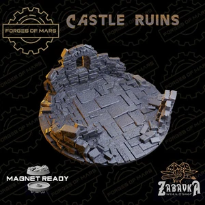 Bases - Castle Ruins - Round 100mm (x1) - Picture 1 of 1