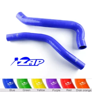 Mangueras de radiador de refrigerante de silicona azul ZAP para Chevy Corvette 1969 1970 1971 1972 - Imagen 1 de 11