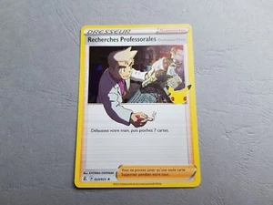 Carte Pokémon Célébrations 25 Ans 023/025 DRESSEUR Recherches Professorales HOLO - Picture 1 of 12
