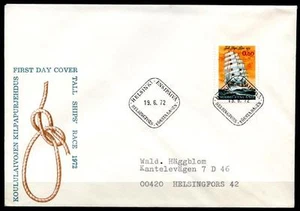 Segelschulschiff „Suomen Joutsen“ (Oldenburg). FDC-Brief. Finnland 1972 - Bild 1 von 1