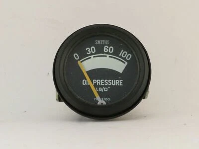 Oil Pressure Gauge 0-30-60-100 New Old Stock Original Smiths Brand  PD2118/00 - Image 1 of 3