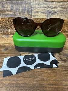 Kate Spade Hello Sunshine Tortoise Sunglasses with Case Amberlee/S 55/20/140 NEW - Picture 1 of 8