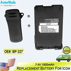 NEW Battery for ICOM IC-M87 IC-M88 IC-E85 IC-V85 IC-F50 IC-F50V IC-F51V BP-227 - Picture 1 of 5