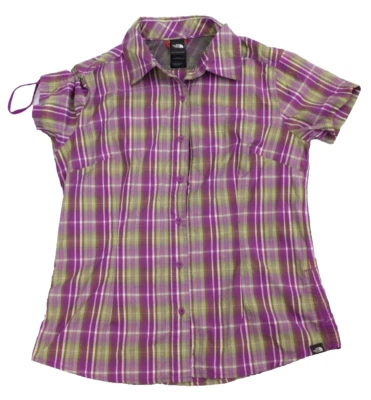 Camisa de senderismo The North Face para mujer con mecha de vapor a cuadros con botones talla M Foto 1 de 4