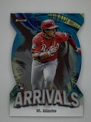 2024 Topps Finest Baseball Noelvi Marte RC "Arrivals" A-10 - Image 1 of 2