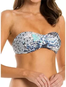 JETS Modular Bandeau Top Bikini Swimwear Size 16 Black White RRP $119.95 - Picture 1 of 6