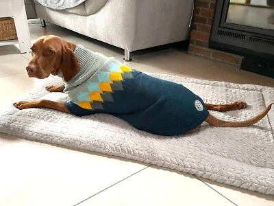 Hundepullover Pulli großer Hund GF Pet Fireside Sweater RL 81 cm 4XL blau NEU - Bild 1 von 4