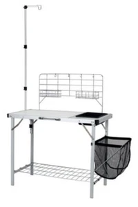 Ozark Trail Portable Camp Kitchen Sink Table w/Lantern Pole Camping Hunting Fish - Picture 1 of 7
