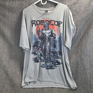 Loot Crate Robocop Men T-Shirt 2XL Slim Gray 