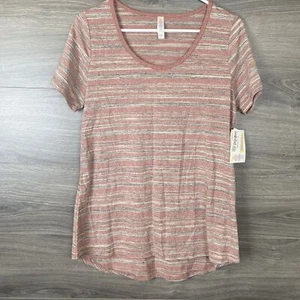 Lularoe Classic T Shirt Women Size Small Stripe Multi Color - Picture 1 of 7