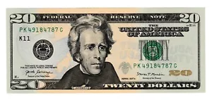 2017A US twenty dollars #PK49184787 G UNC - Picture 1 of 2
