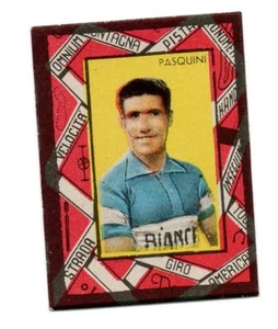 PASQUINI SQUADRA CICLISMO BIANCHI FIGURINA campioni NANNINA ? anni 40 - Imagen 1 de 1