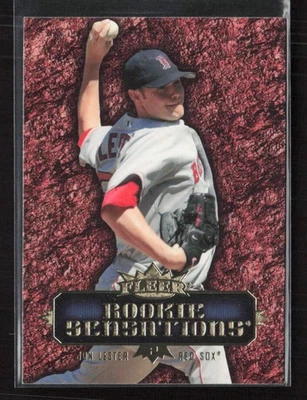 2007 Fleer #RS-JL Jon Lester Rookie Sensations Boston Red Sox (R) - Image 1 of 2