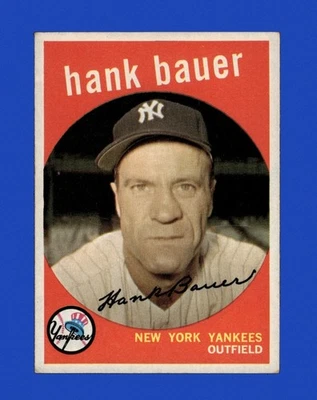 1959 Topps Set-Break No240 Хэнк Бауэр VG-VGEX *GMCARDS* - Изображение 1 из 2