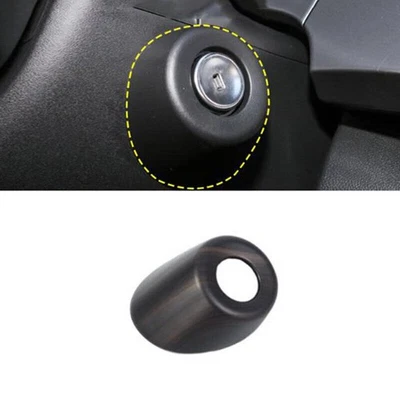 Cubierta de interruptor de parada de arranque interior de grano de madera 1 pieza para Chevrolet Trax 2024 2025 Foto 1 de 4