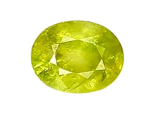 1,76 ct grüne natürliche Sphene ovaler Schliff lose Edelsteine "siehe Video" - Bild 1 von 3