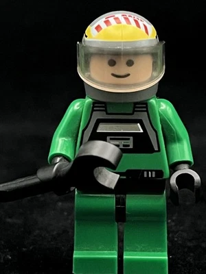 Lego Star Wars Piloto Rebelde Ala A Minifigura Verde 6207 Luchador sw0031a Foto 1 de 4