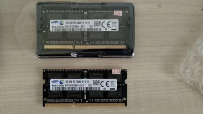 16GB (2 X 8GB) RAM SODIMM ddr3 2RX8 1333MHz  PC3-10600S SAMSUNG 204-Pin MEMORIA - Bild 1 von 2