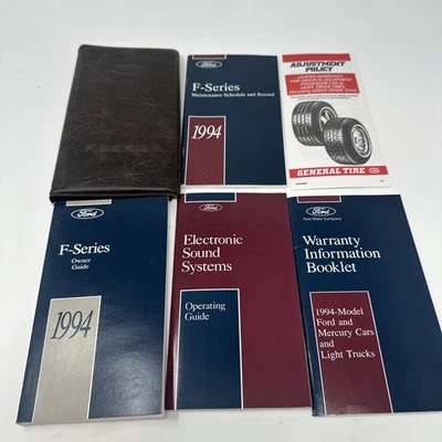 1994 FORD F-SERIES F150 F250 F350 OWNERS MANUAL WITH CASE OEM - Image 1 of 4