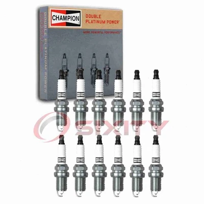 12 pc Champion Double Platinum Spark Plugs for 1994-1995 BMW 850CSi 5.6L V12 tg - Image 1 of 4