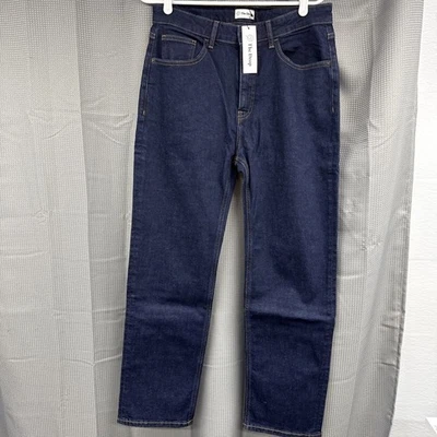 The Drop Women's Jeans - Janine Slim Straight Leg - Dark Indigo - Size 32 - New - Image 1 of 4
