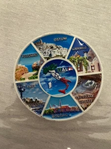 CALAMITE DAL MONDO ITALIA PUGLIA OSTUNI POLIGNANO MONOPOLI MAGNETI DA COLLEZIONE - Picture 1 of 1