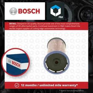 Fuel Filter fits SKODA YETI 5L 2.0D 15 to 17 Bosch 5Q0127177 5Q0127177B Quality - Picture 1 of 6