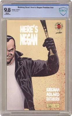 Walking Dead Here's Negan Preview 1A CBCS 9.8 2017 19-02FF9A6-004 - Image 1 of 2