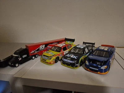 Carl Edwards #99 Nascar Diecast Collectible Cars And Semi Hauler 1:24,1:64 - Image 1 of 4