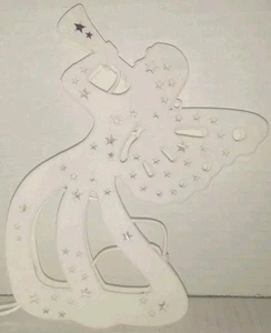 De Colección Silueta de Navidad Ángel Iluminado Probado Funciona Excelente Decoración de Vacaciones - Imagen 1 de 1