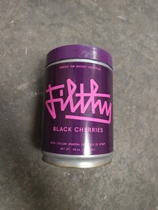 Filthy Black Amarena Cherries - Premium Cocktail Black Cherry Garnish - Non-GMO, - Bild 1 von 3