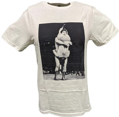 Camiseta blanca Andre the Giant Piledriver WWE para hombre Foto 1 de 3