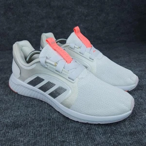 Adidas Running Shoes Womens Size 10 White Silver Edge Lux Bounce Sneakers - Picture 1 of 17