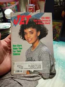 JET MAGAZINE "LISA BONET COVER" OCT 26, 1987 BAGGED COLLECTIBLE ORIGINAL VINTAGE - Picture 1 of 14