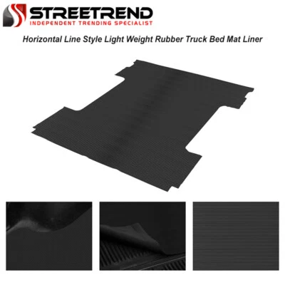 For 1993-1996 Chevy/GMC C10 CK C/K 6.5 Ft Rubber Truck Bed Floor Mat Liner V2 Foto 1 de 4