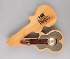 Authentic+Beatles+Licensed+Lonely+Hearts+Club+Wristwatch+%26+Orig+Wood+Guitar+Case
