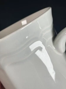 3 Vintage JAPAN Barely Gray Glaze On White Mugs Mikasa French Countryside F9000 - Picture 1 of 10