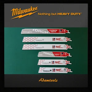 Milwaukee Sawzall Reciprocal "The Torch" (for Metal) Saw Blades Range , Choose - Picture 1 of 6