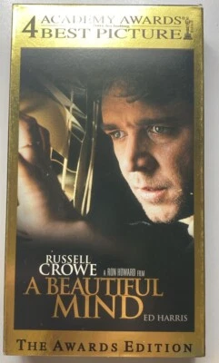 A Beautiful Mind (VHS, 2004) Russell Crowe - The Awards Edition - 12 - Free P&P  - Image 1 of 4