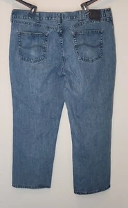Vaqueros para hombre LEE ajuste relajado pierna recta 1889 42x30 mezclilla azul lavado medio - Imagen 1 de 12