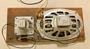 Vintage Jensen Speakers Driver Tweeter Very Rare Collectible Bulb Wiring Panel - Picture 1 of 21