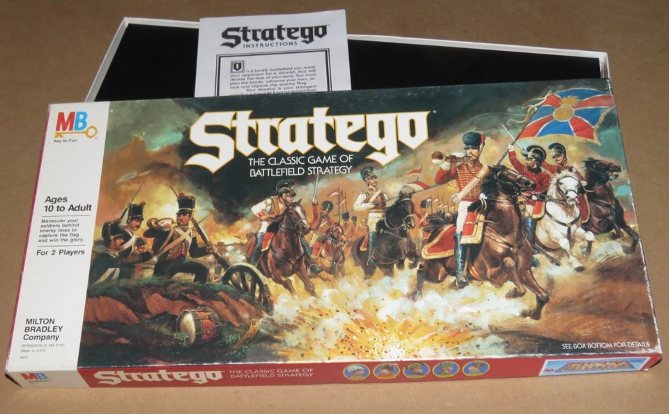 Stratego Strategy Board Game - Vintage 1986 Milton Bradley - Complete & Nice - Image 1 of 4