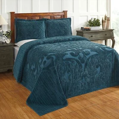 Better Trends Ashton Collection 100% Cotton Chenille Bedspread Medallion - Image 1 of 4