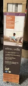 Allen & Roth 2" Cordless White Faux Wood Blinds 46.5”x48” O924686 - Picture 1 of 7