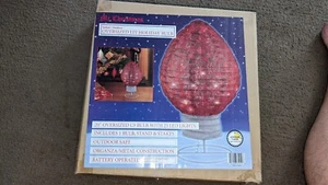 Mr. Christmas JUMBO 20" OVERSIZED CHRISTMAS LIGHT With Stand Looks Never Used - Picture 1 of 7
