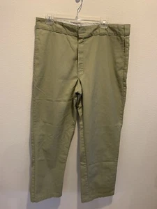Dickies Mens Work Pant. Zip Front. Metal Clasp Hook Closure. 36x32/Regular Fit - Picture 1 of 5