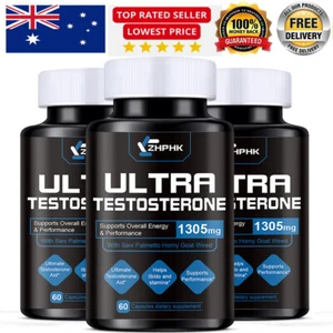 Tribulus Terrestris 180 Capsules Ultra Testosterone Love Caps Pills Sex Booster - Picture 1 of 10